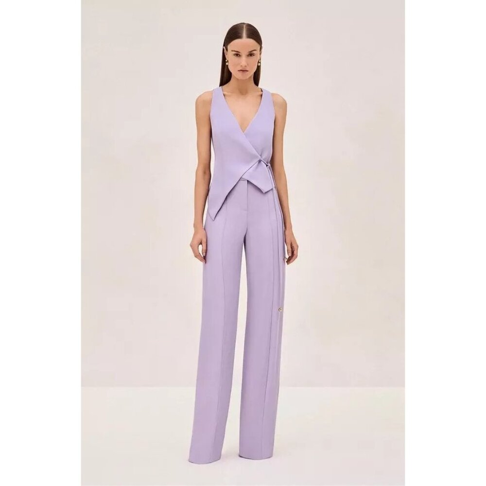 Alexis Rex Pants in Lavender Purple XSmall New Womens Tailored Trousers